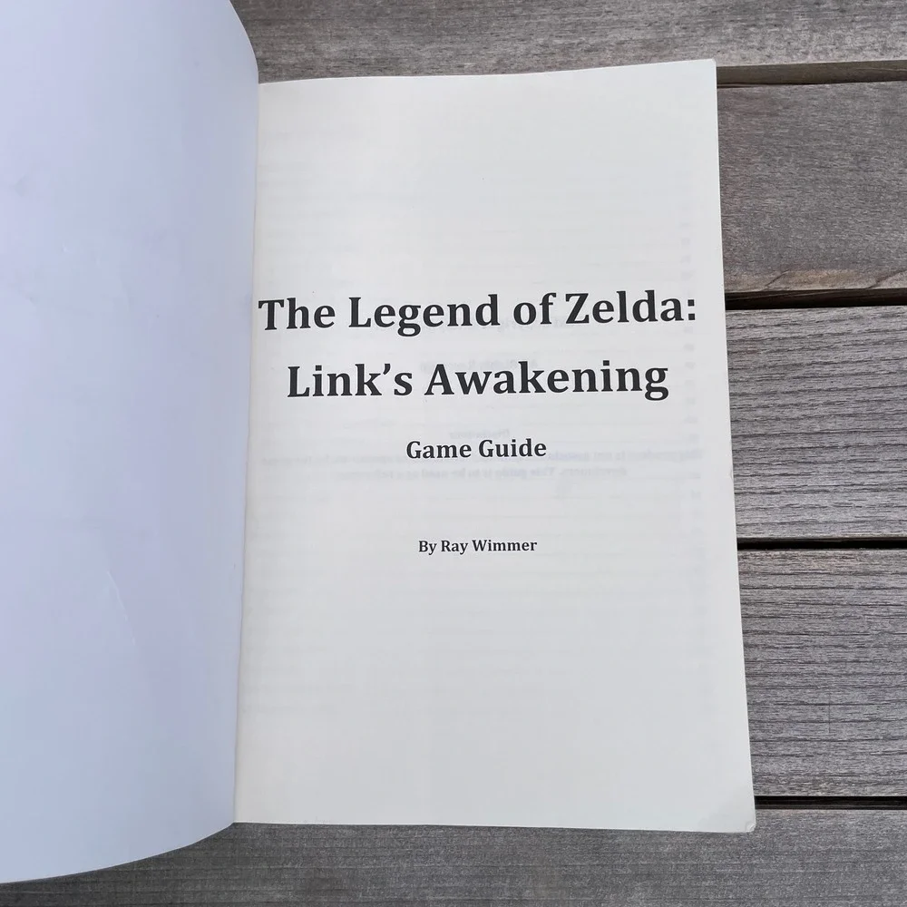 Legend of Zelda Link's Awakening Game Guide Ray Wimmer Walkthrough Book